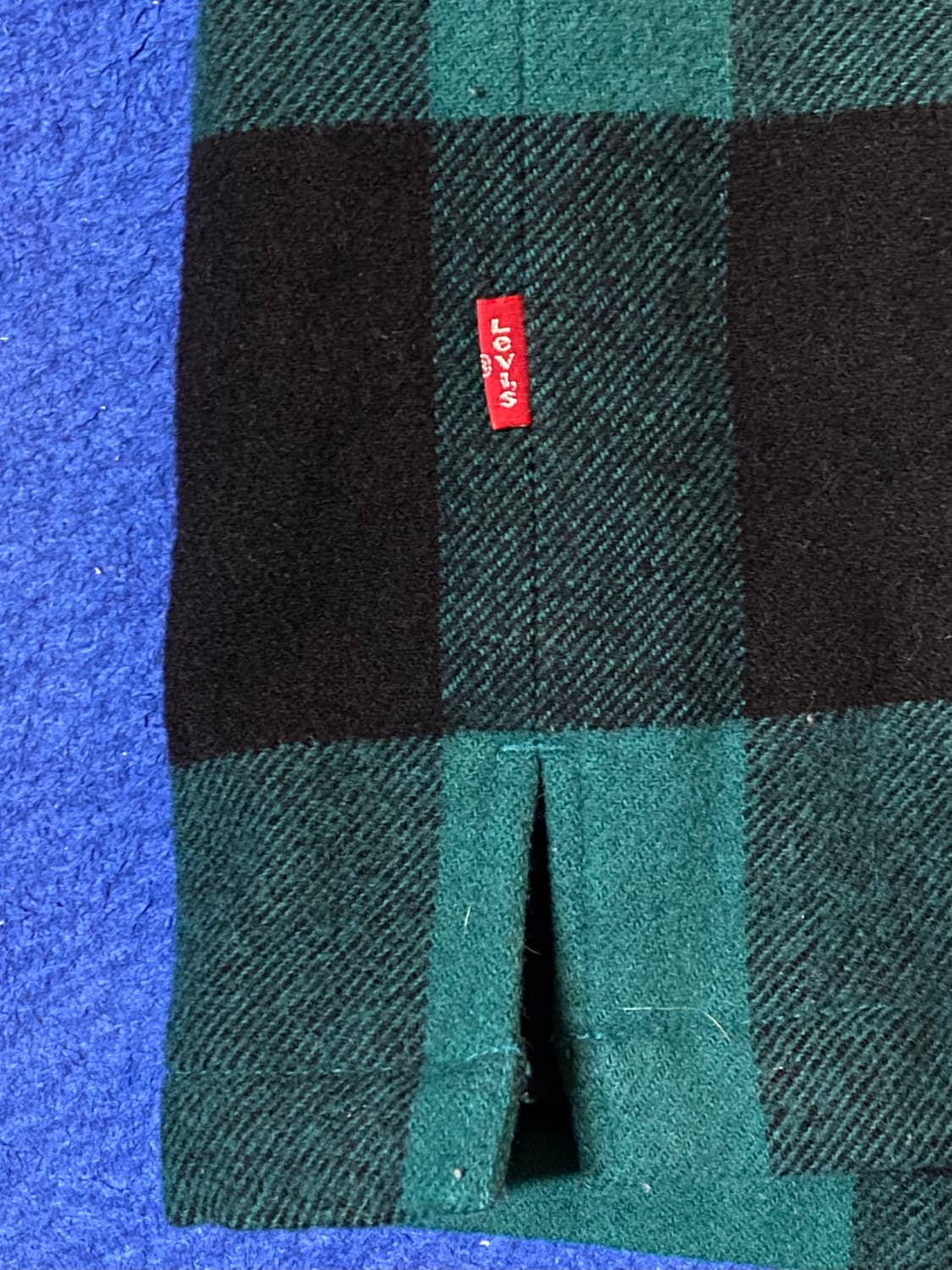 Levis 리바이스 그린 타탄체크 블루종 자켓 XL 105 상품이미지6