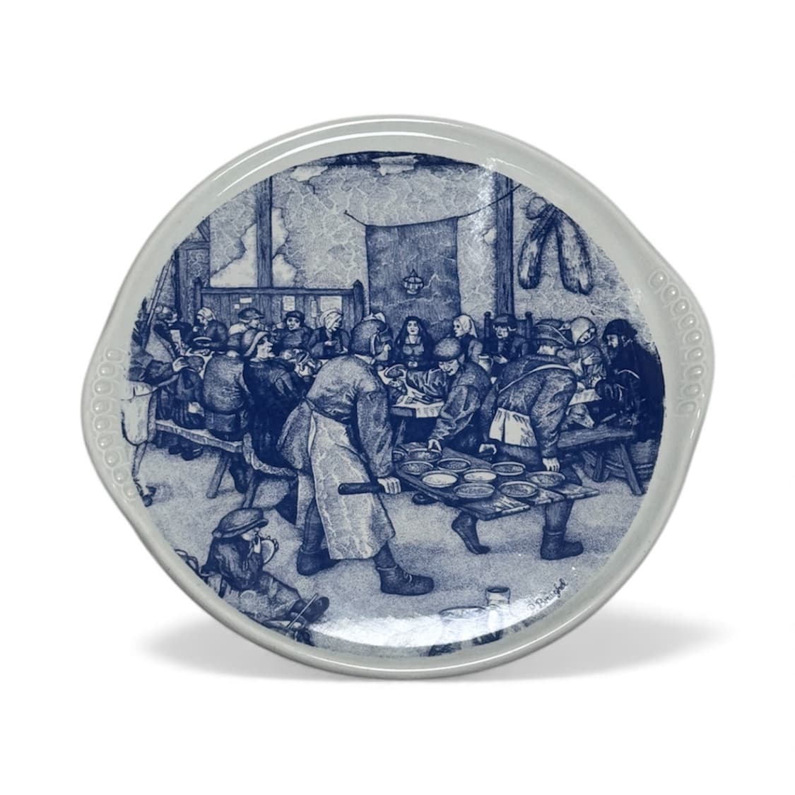 델프트 블루.P 브뤼겔 도자기 접시 상품이미지1