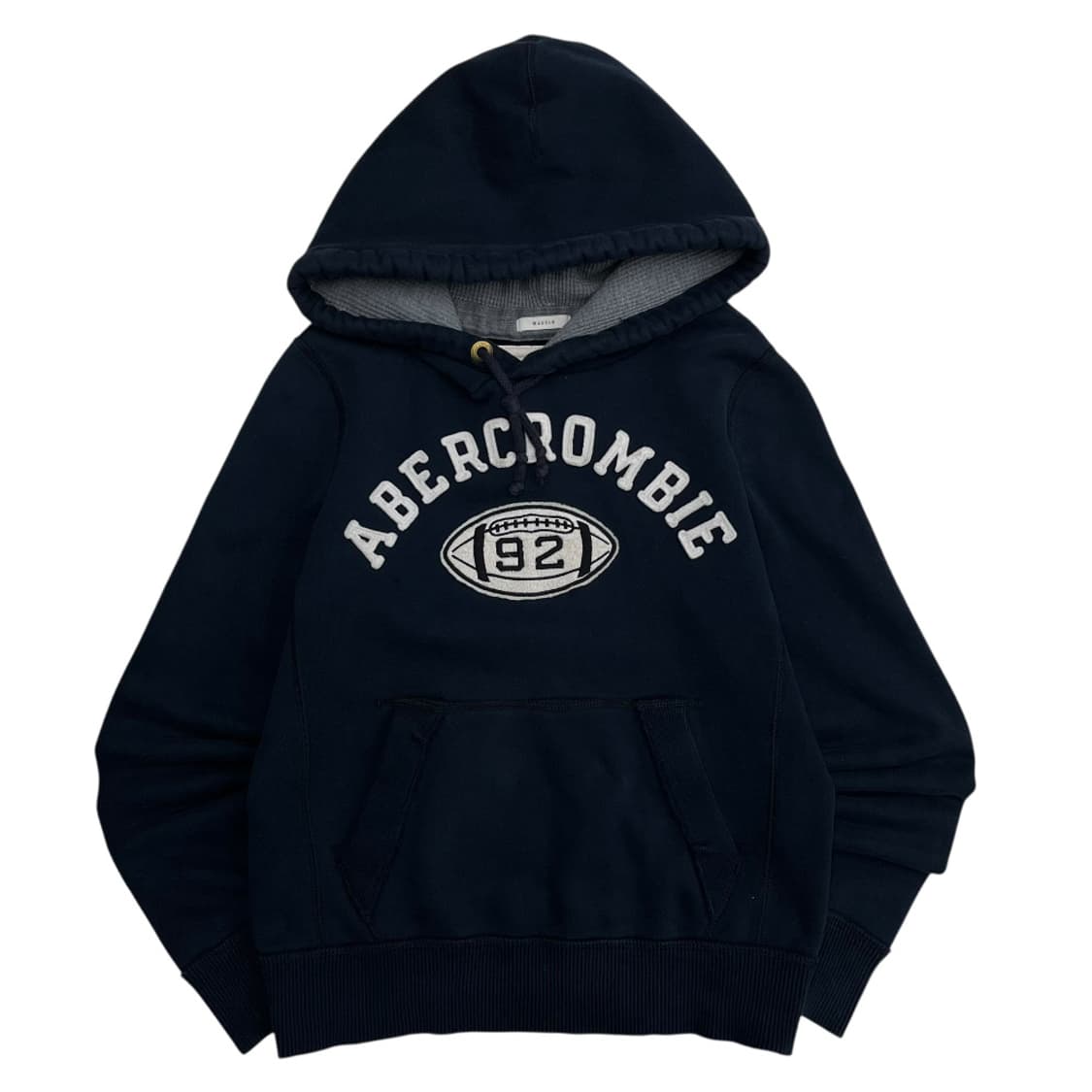 아베크롬비 센터로고 네이비 후드 S 상품이미지2