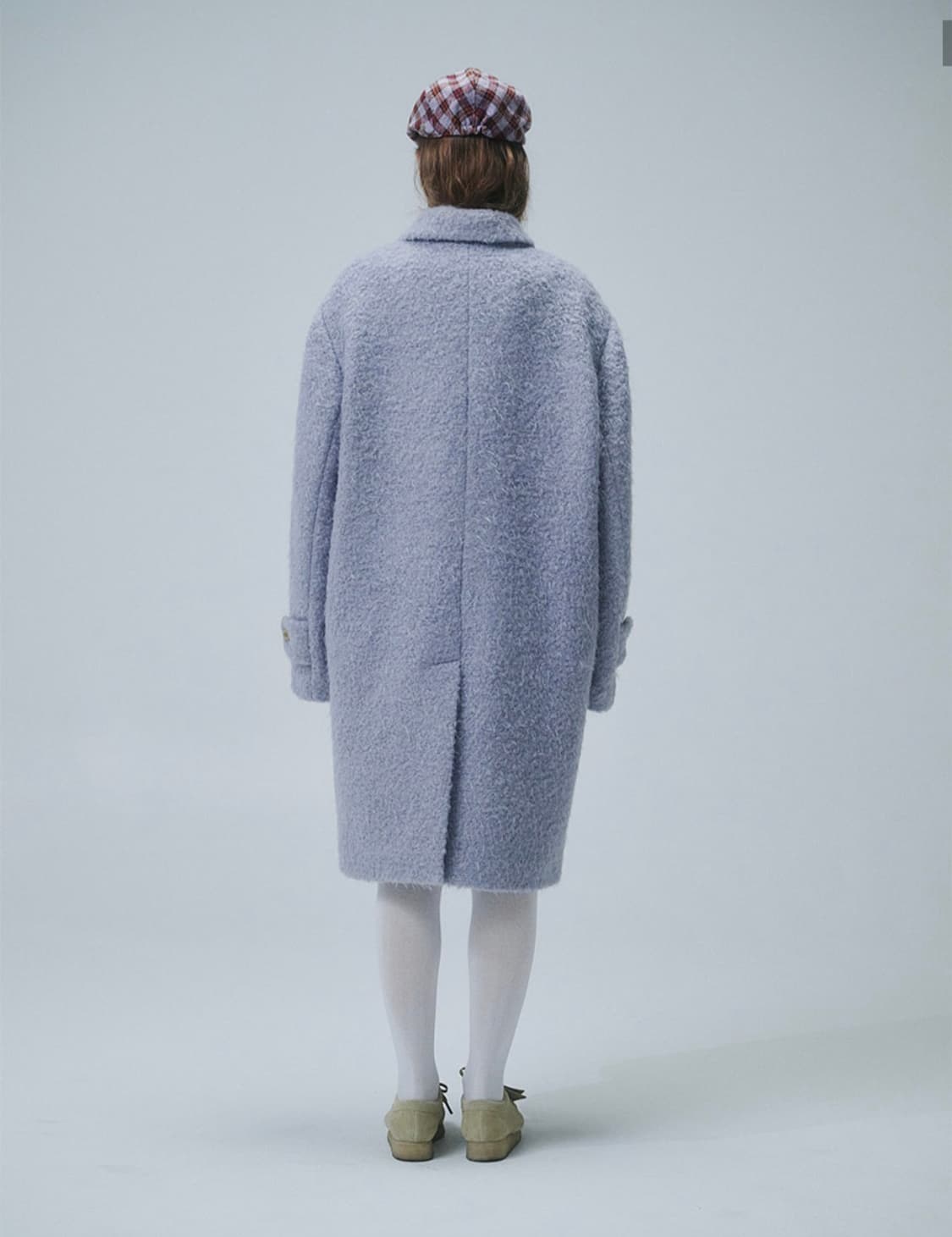 펀프롬펀 헤어리 오버핏코트 라벤더 상품이미지3