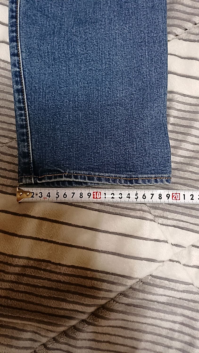 리바이스 502 미세한약기모 스판청바지 36인치 기장105 상품이미지10
