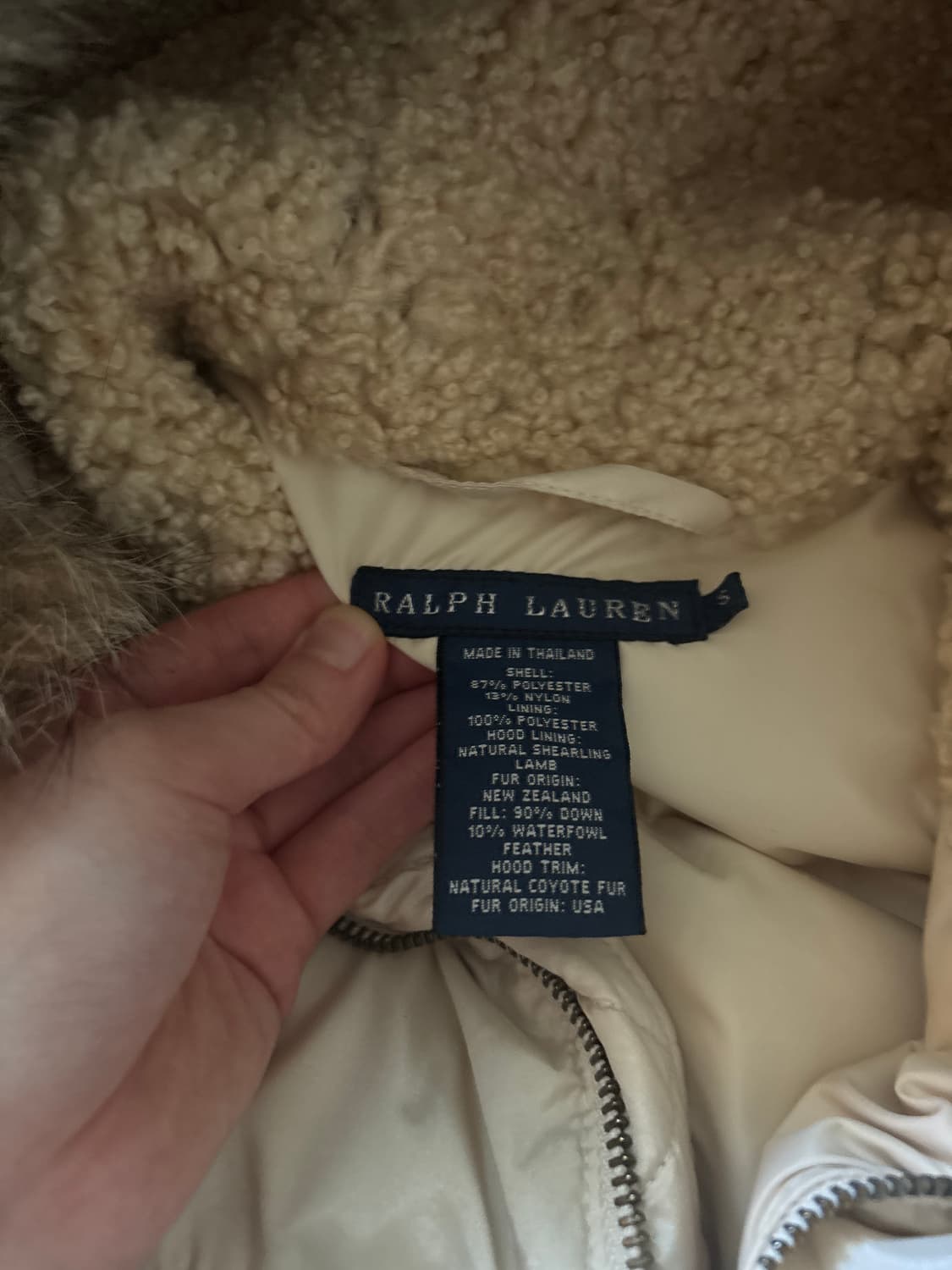 랄프로렌 퍼 트리밍 자켓 상품이미지2