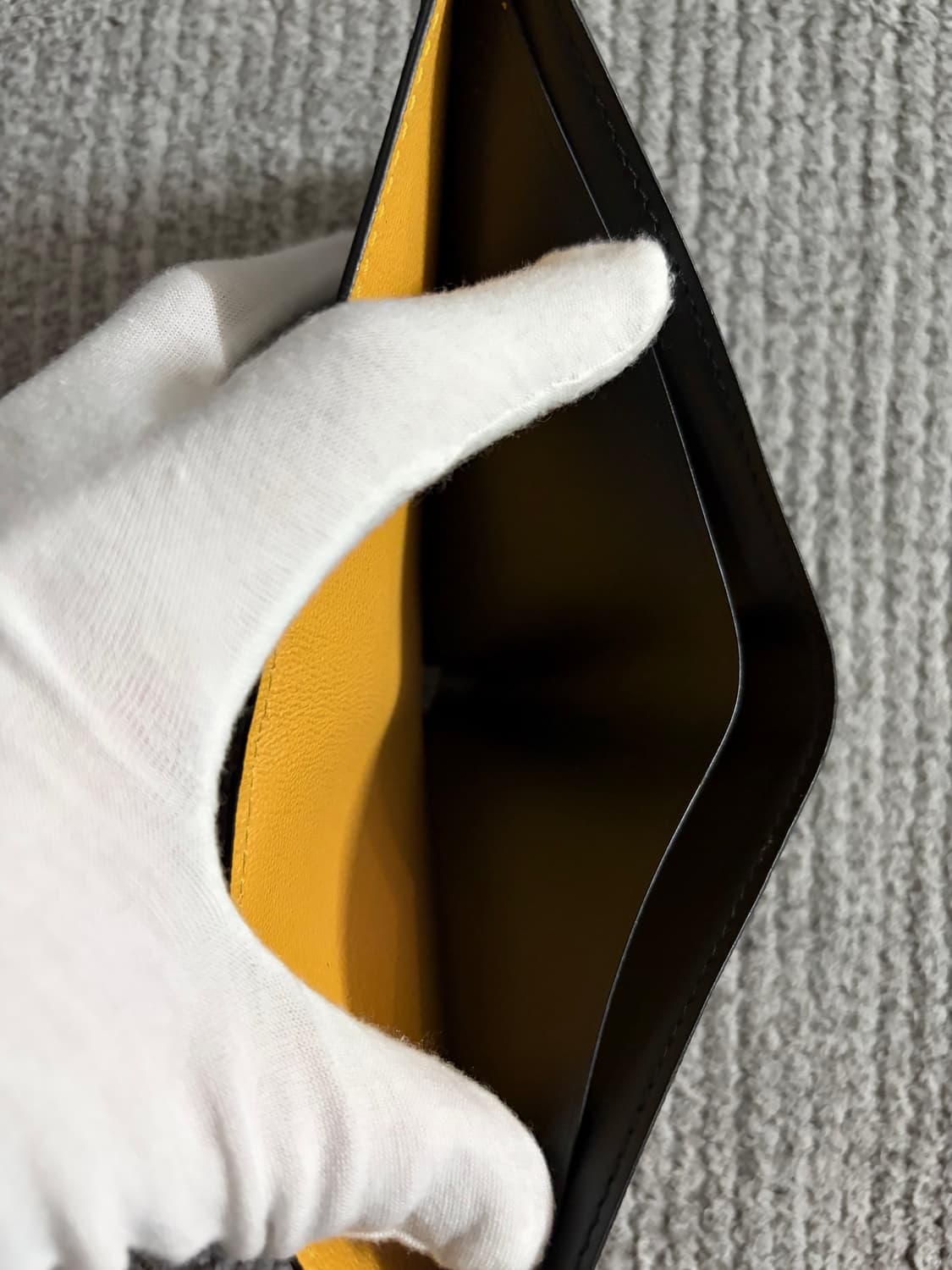 (새상품급) 고야드 빅투와르 반지갑 블랙 상품이미지8