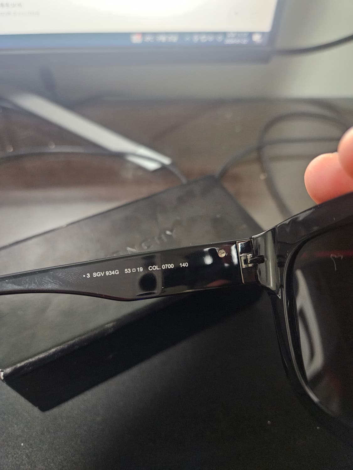 지방시 블랙 선글라스 상품이미지3