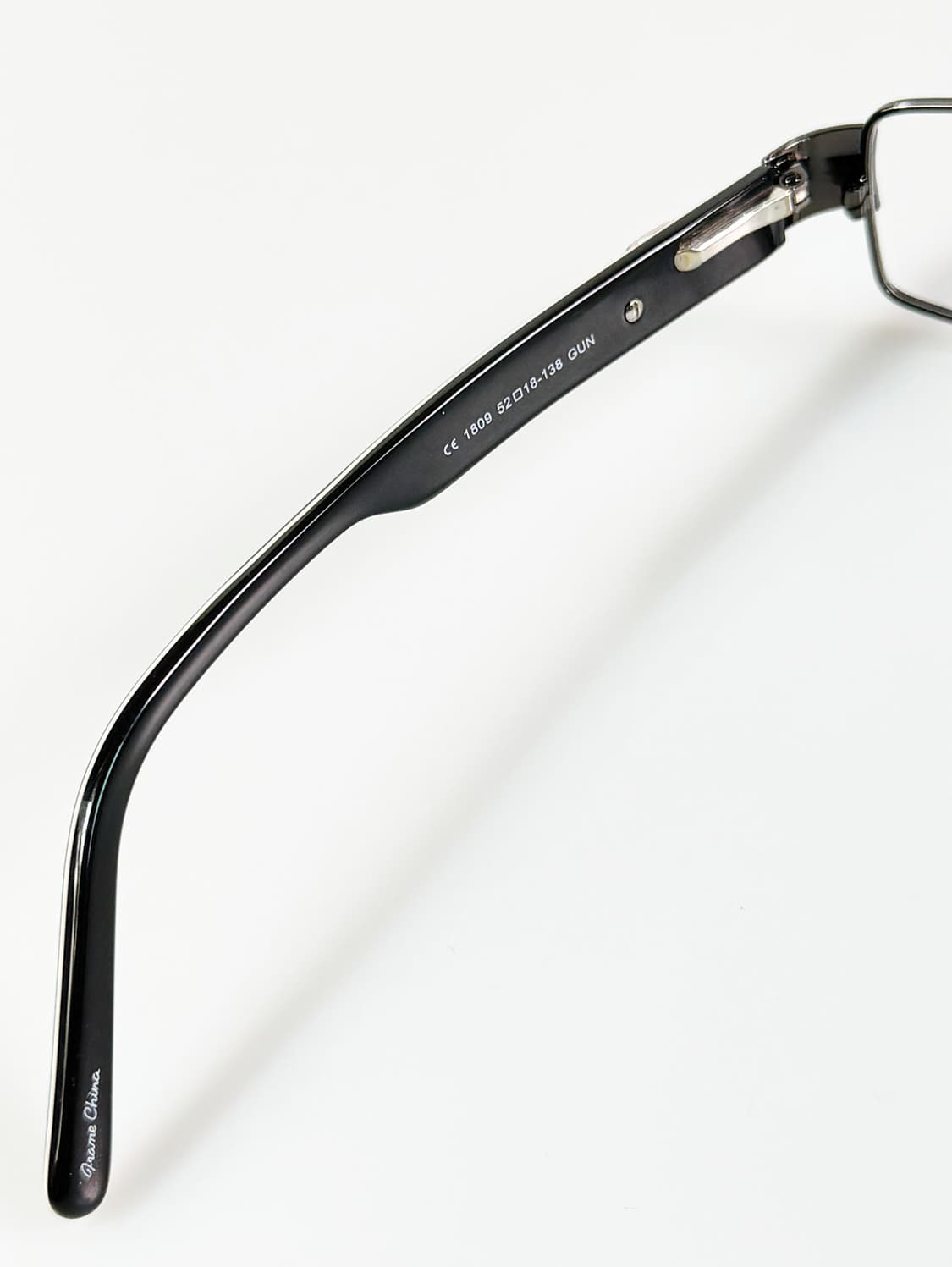 90s TOKIO 건메탈 슬림 스퀘어 빈티지 안경 상품이미지8