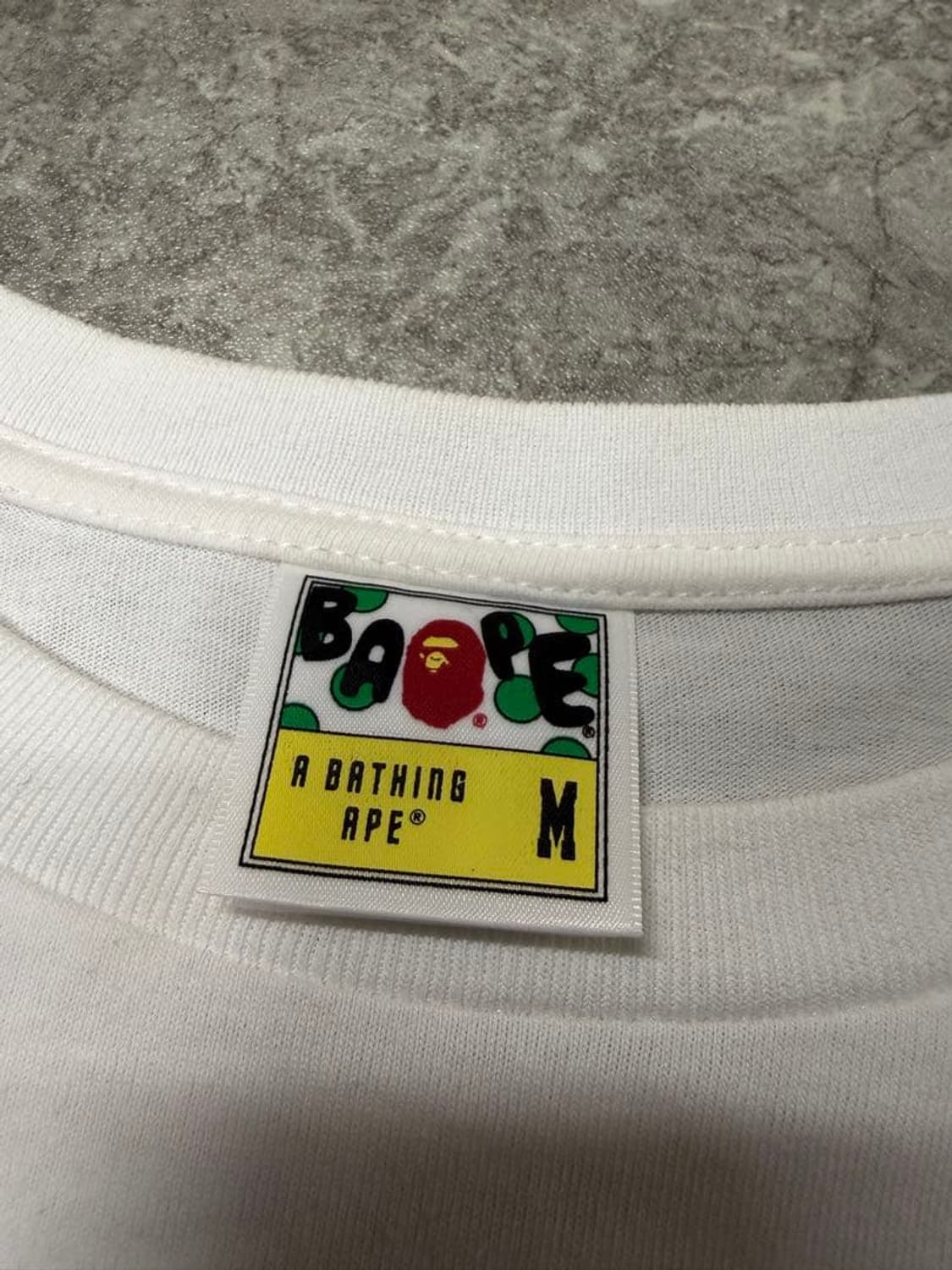 베이프 ABC 카모 빅 에이프 헤드 롱슬리브 티셔츠 상품이미지4