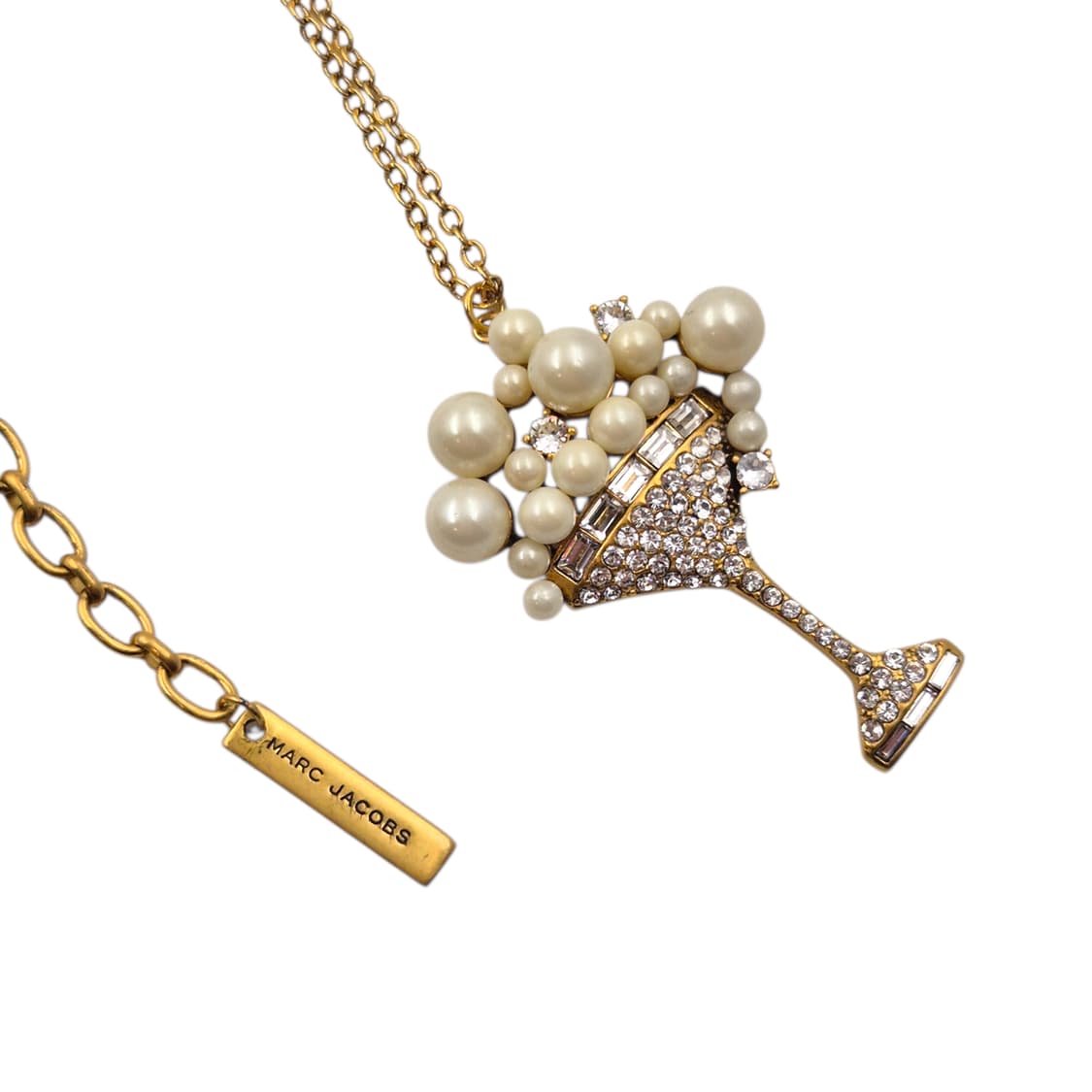 마크제이콥스 칵테일 진주 크리스탈 파베 목걸이 상품이미지2
