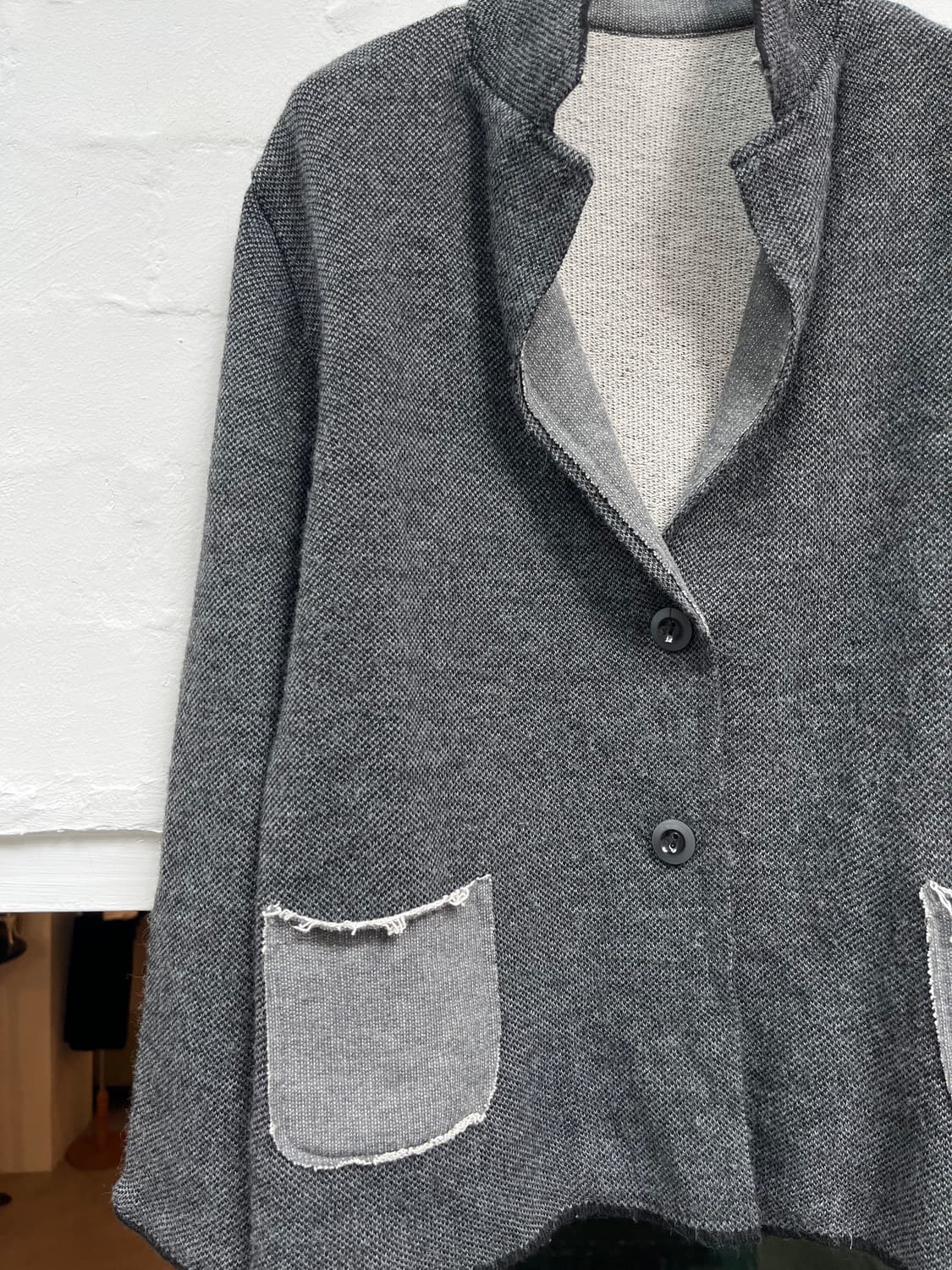MADE IN ITALY 울혼방 가디건 Women L 상품이미지3