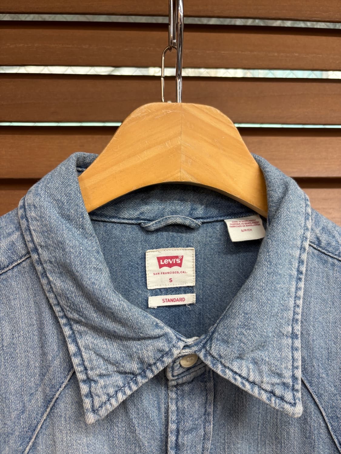 Levis 리바이스 빈티지 웨스턴 데님 중청 셔츠 상품이미지5