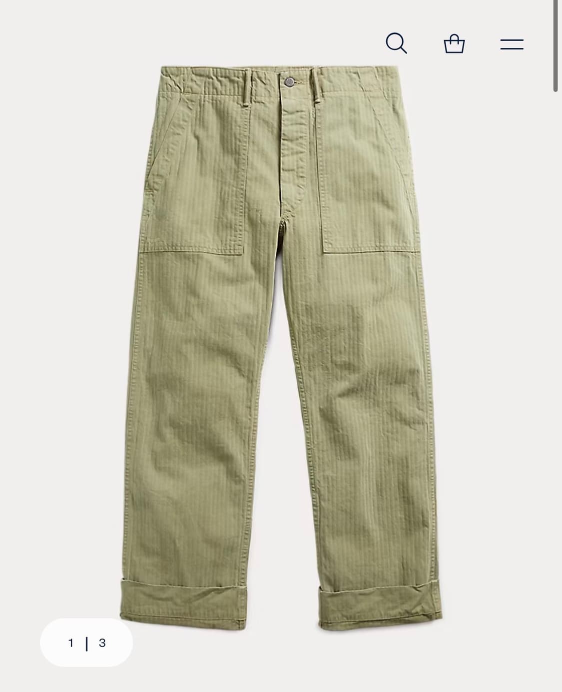 rrl 더블알엘 퍼티그 헤링본 상품이미지1
