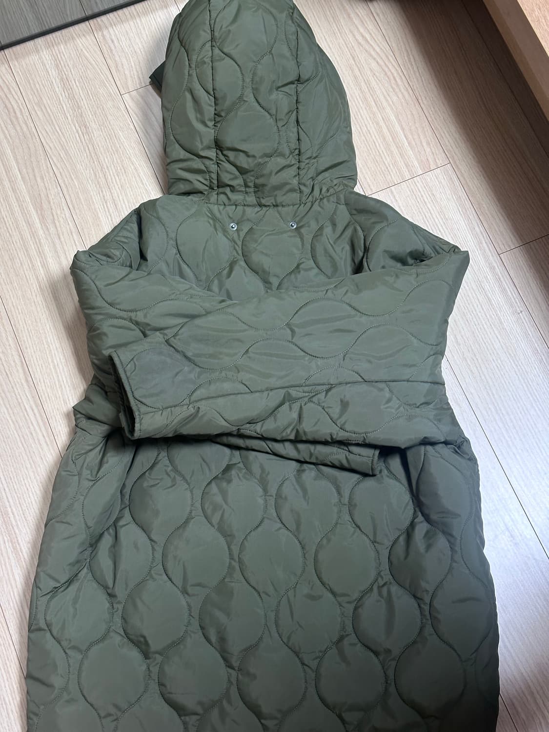 코드그라피 피쉬테일 야상 개파카 L 상품이미지5