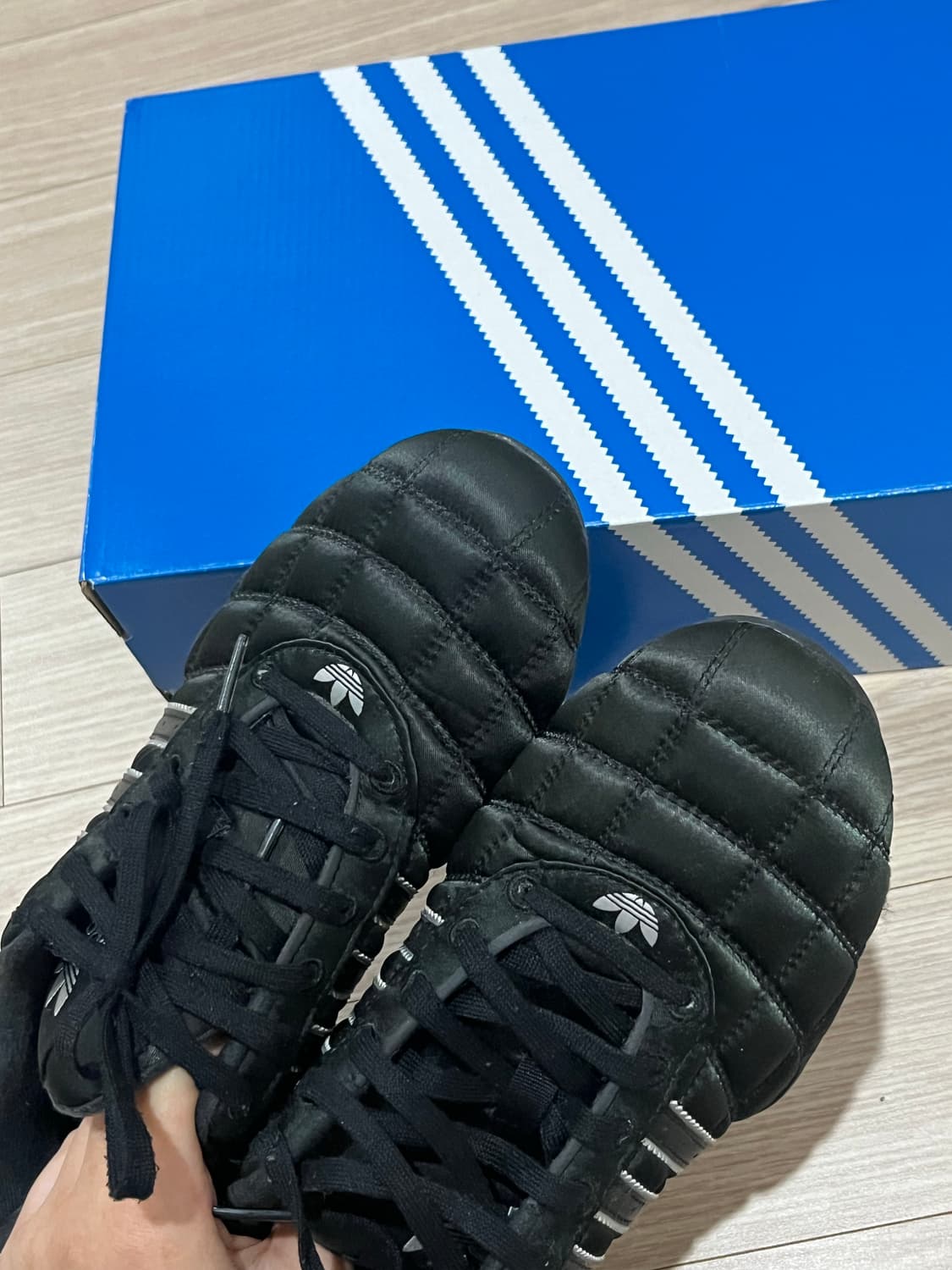 (W) 아디다스 아디레이서 로우 코어 블랙 실버 메탈릭 230 상품이미지8