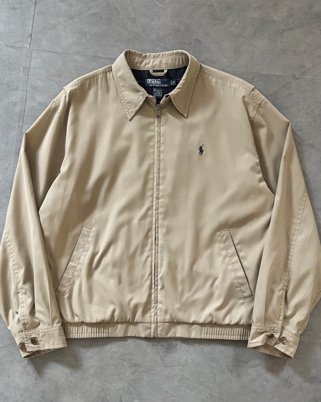 Polo 폴로 랄프로렌 베이지컬러 폴리쉘 헤링턴 자켓  상품이미지2