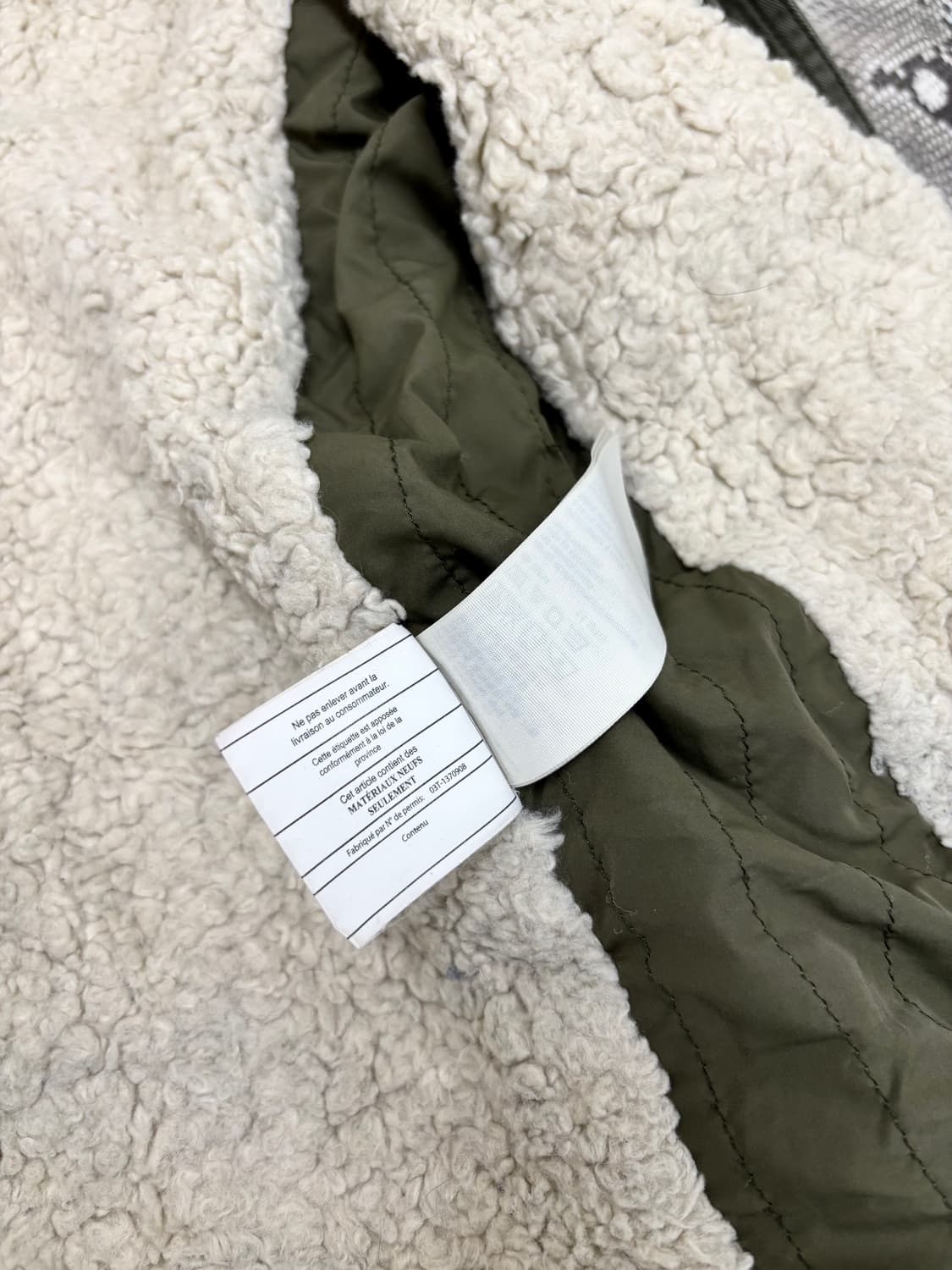 “Holister”Y2K Mood Khaki Fur Jacket 상품이미지5