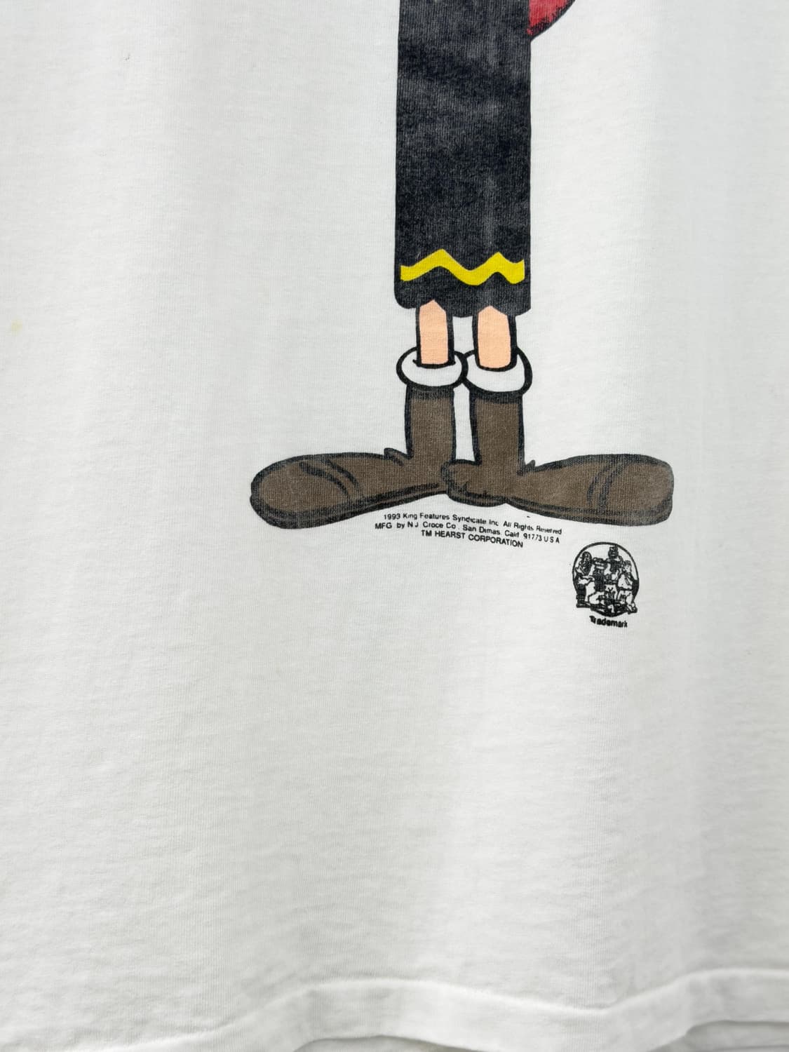 90s PROWEIGHT  Olive Oyl 티셔츠 상품이미지3