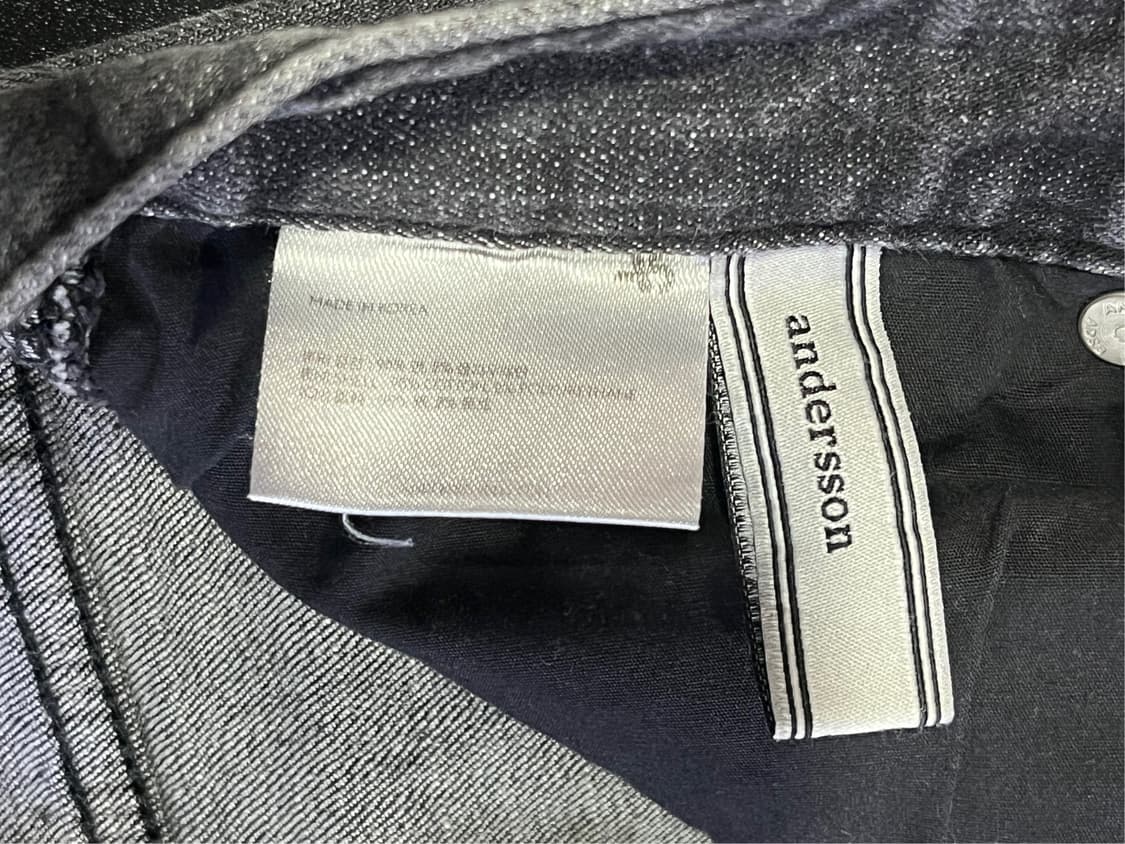 앤더슨벨 여성 흑청 부츠컷 청바지 L  상품이미지6