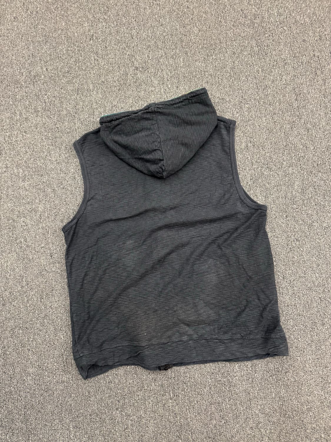 LL)Sorridere 빈티지 패턴 포인트 후드 베스트 조끼 상품이미지5