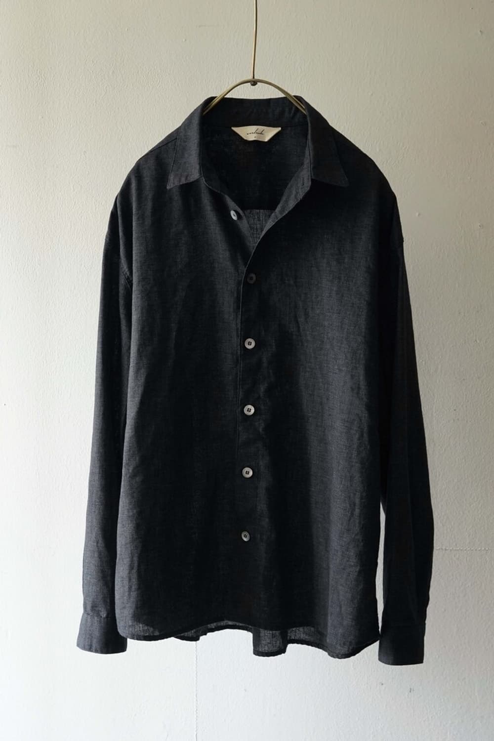 워드로브41 포엣오버셔츠 멜란지블랙 L 상품이미지1