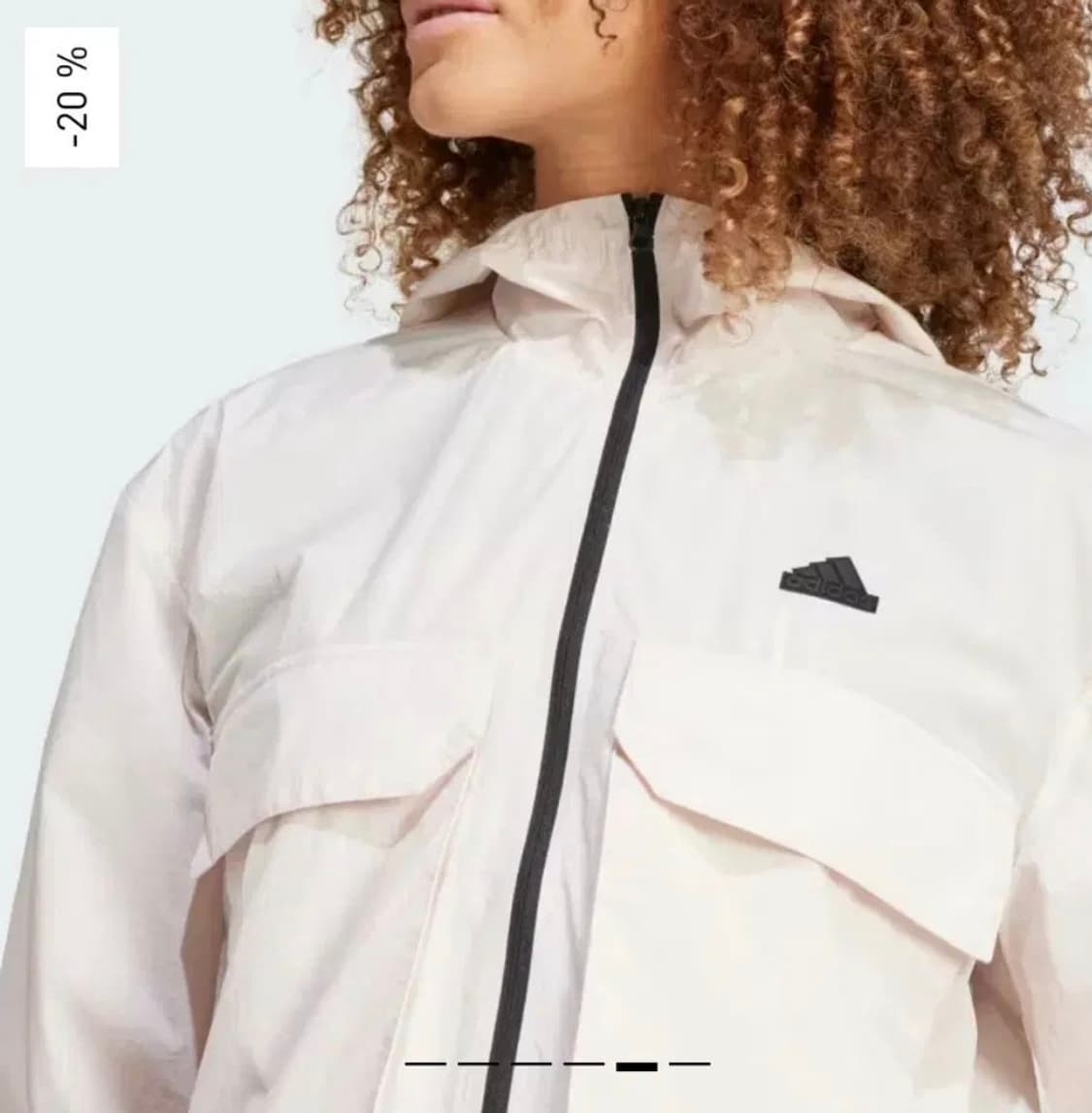 아디다스  바람막이 후드숏자켓 상품이미지1