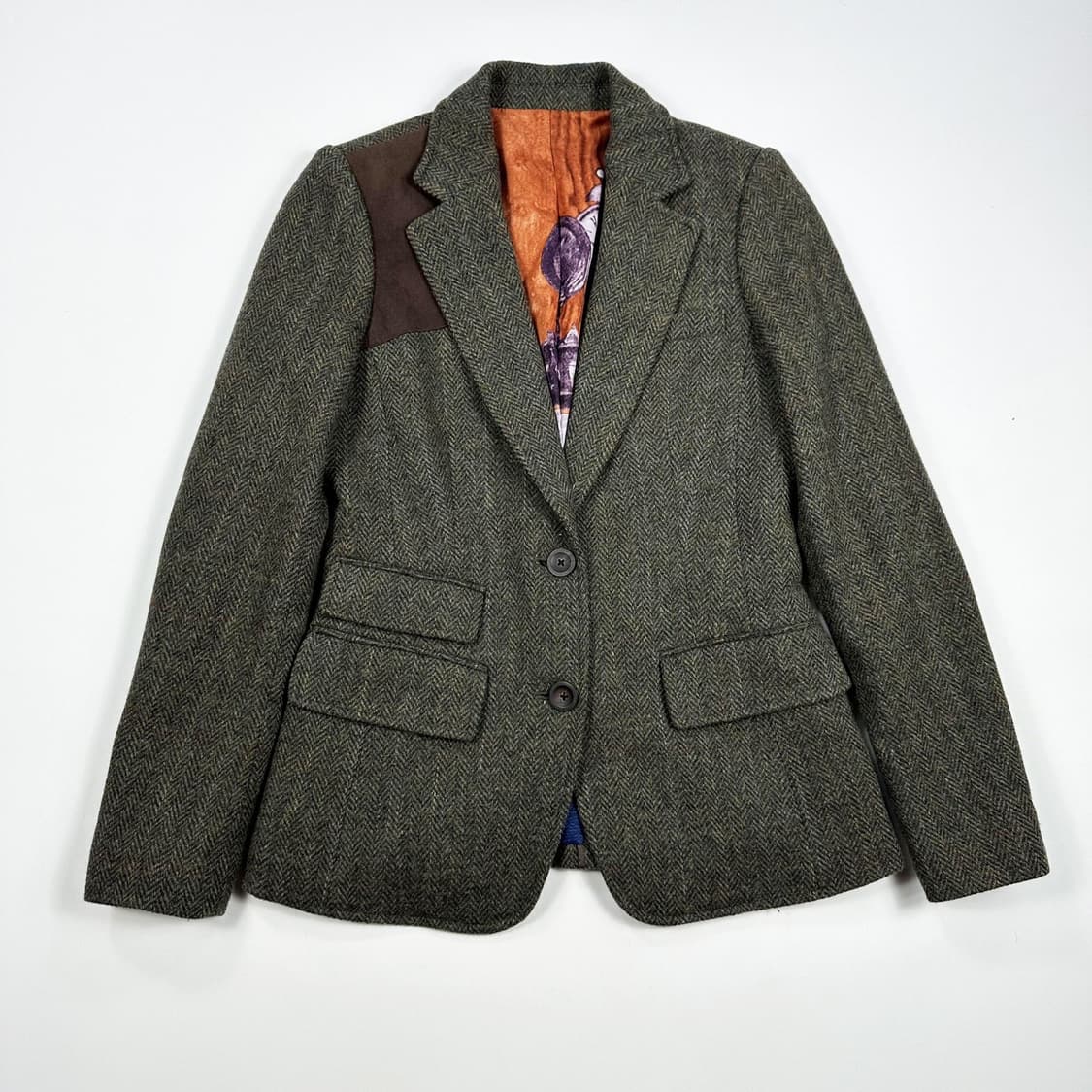 빈폴 레이디스 헤링본 패치 블레이저 자켓 (S 여성추천) 상품이미지2