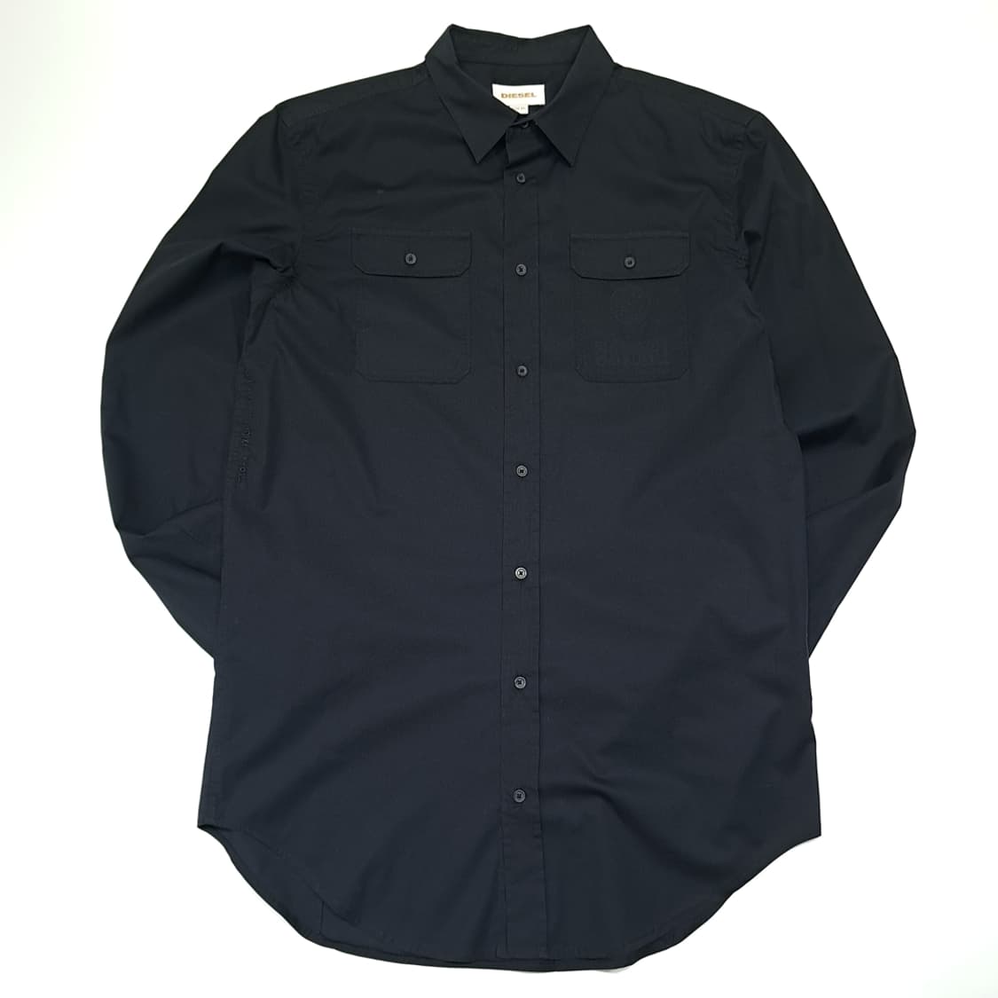 CL496 XL 디젤 00s 터키판 스판 모히칸 블랙 셔츠 남방 상품이미지1