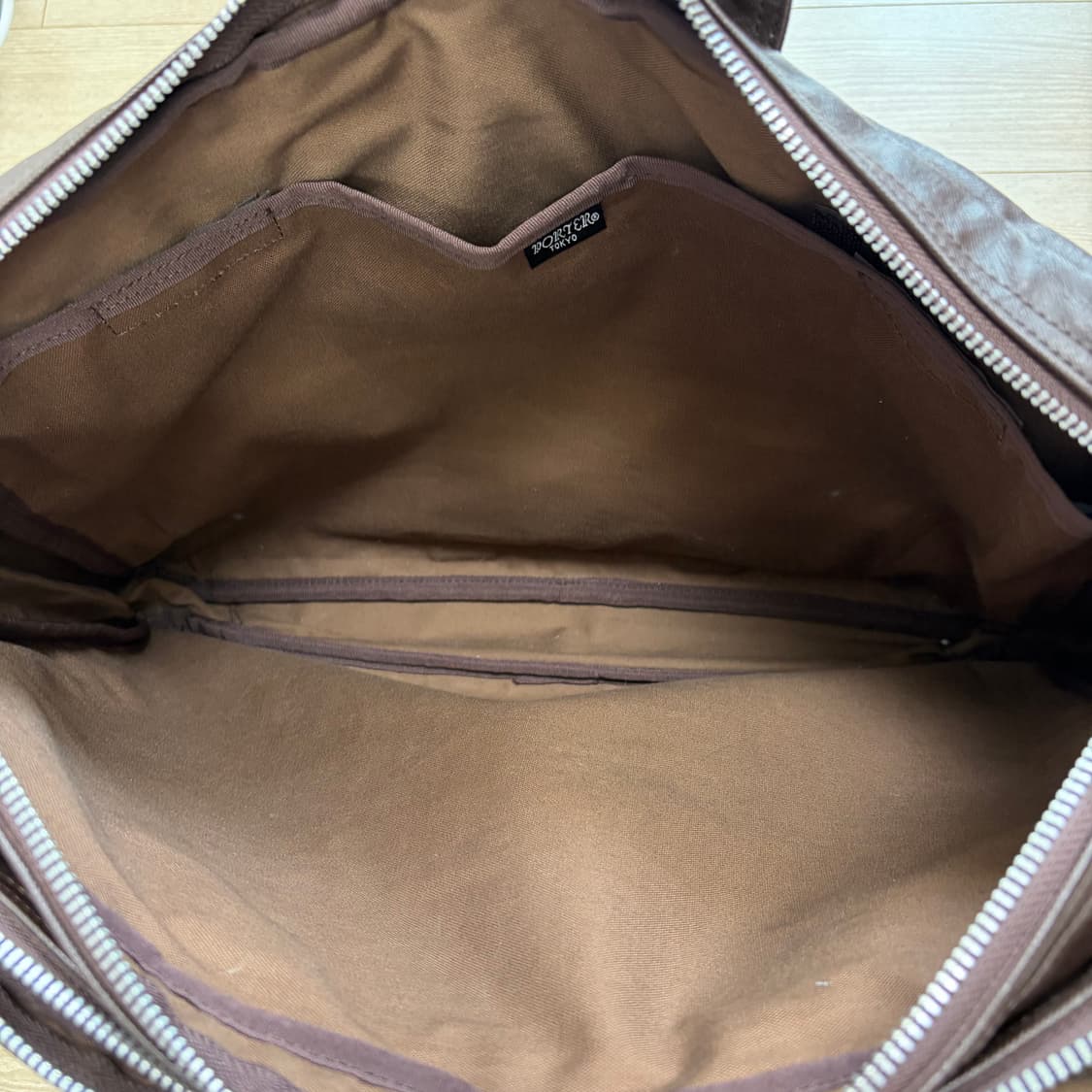요시다포터 porter 2way 브리프케이스 프리스타일 브라운 노트북가방 상품이미지7