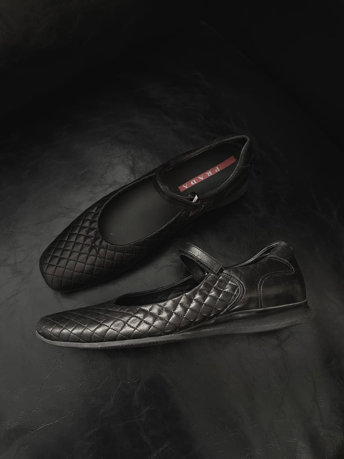 프라다스포츠 레더 메리제인 로퍼 스니커즈 상품이미지1