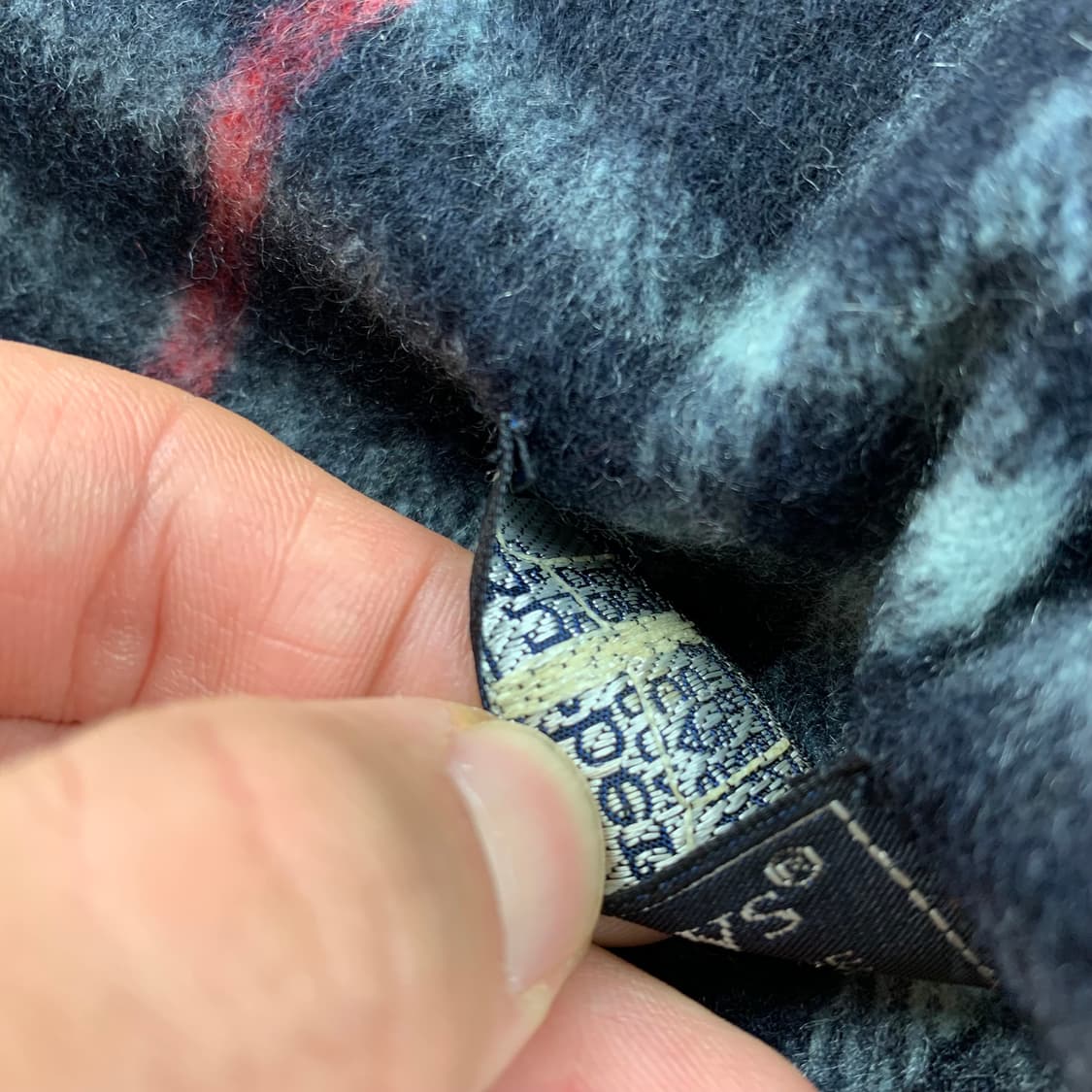 버버리 네이비 노바체크 캐시미어 머플러 스카프 목도리 상품이미지5