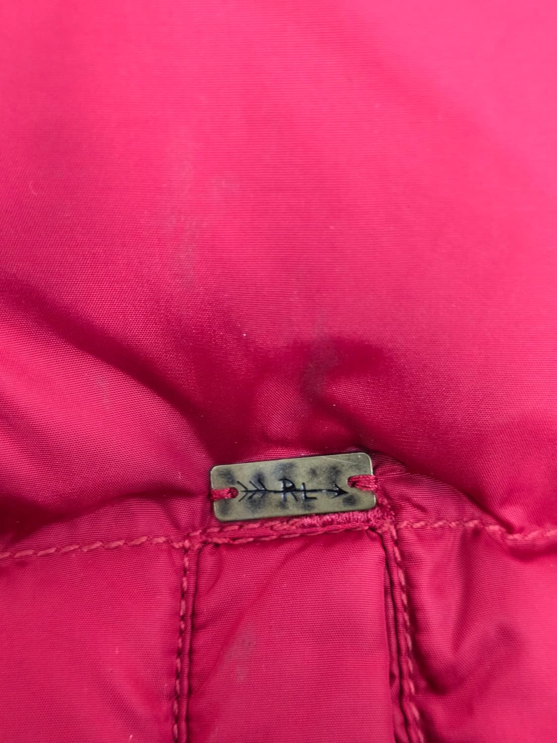 폴로랄프로렌 데님 앤서플라이 레드패딩 조끼xs 상품이미지6