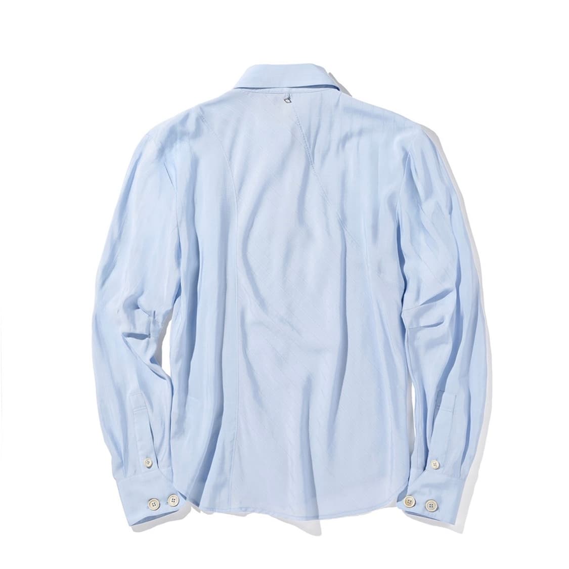 CURVED PLACKET SHIRT_BLUE 상품이미지2