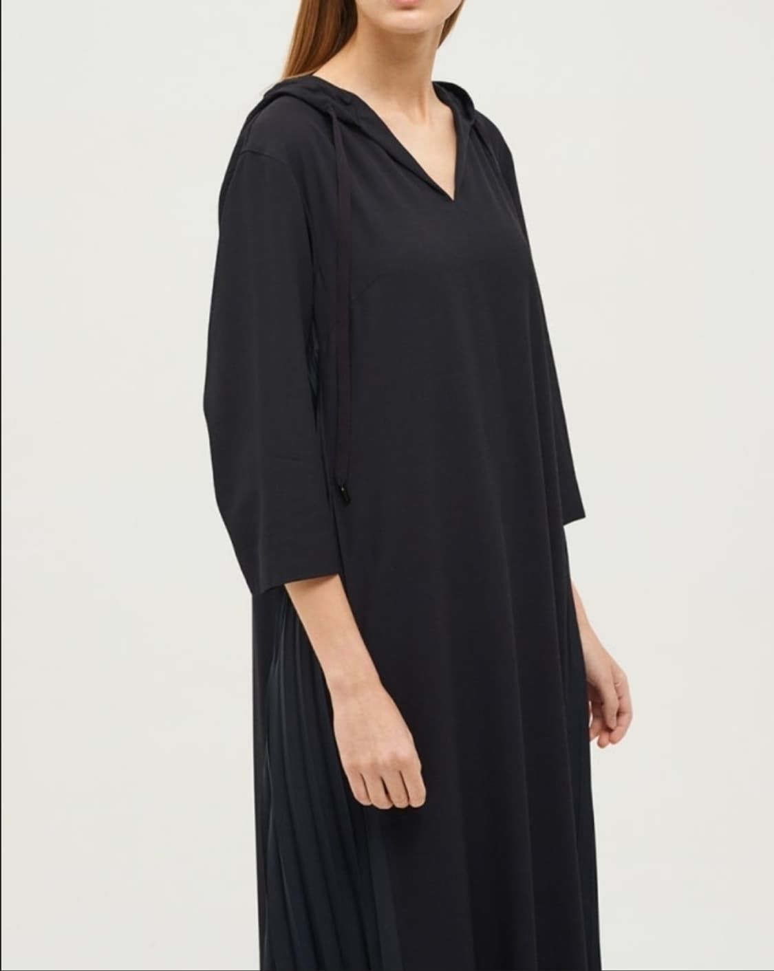 [F]한섬 타임 후드 롱 원피스 상품이미지1