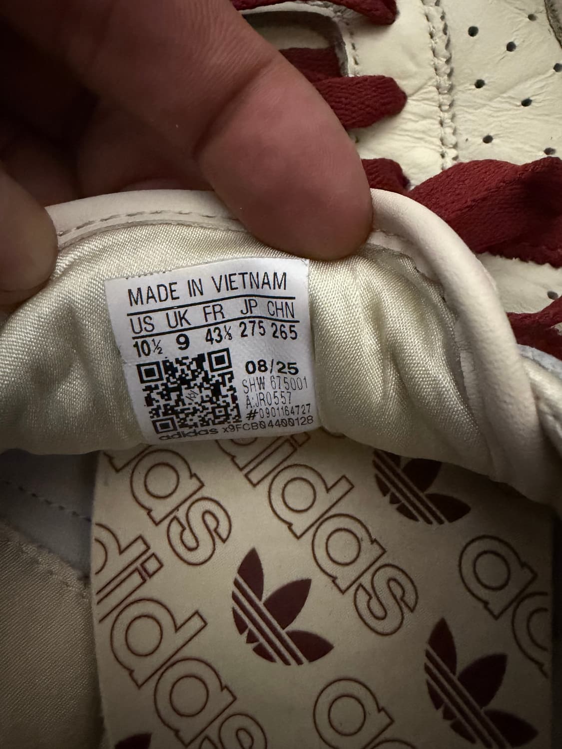 아디다스 재팬 크림화이트 루비 275 상품이미지6