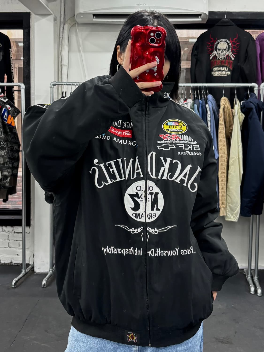 VTG 잭다니엘 레이싱 자켓 상품이미지4