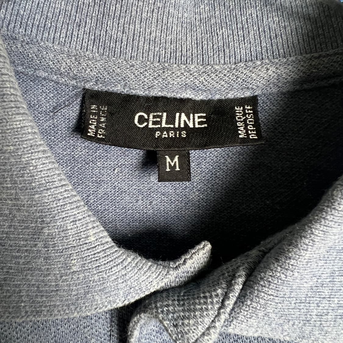 Celine 셀린느 빈티지 반팔 폴로 셔츠 M 상품이미지4