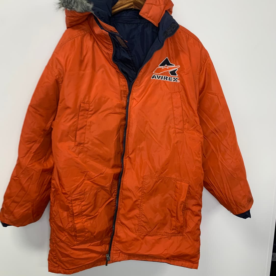 아비렉스 리버시블 라쿤 패딩 점퍼 상품이미지6