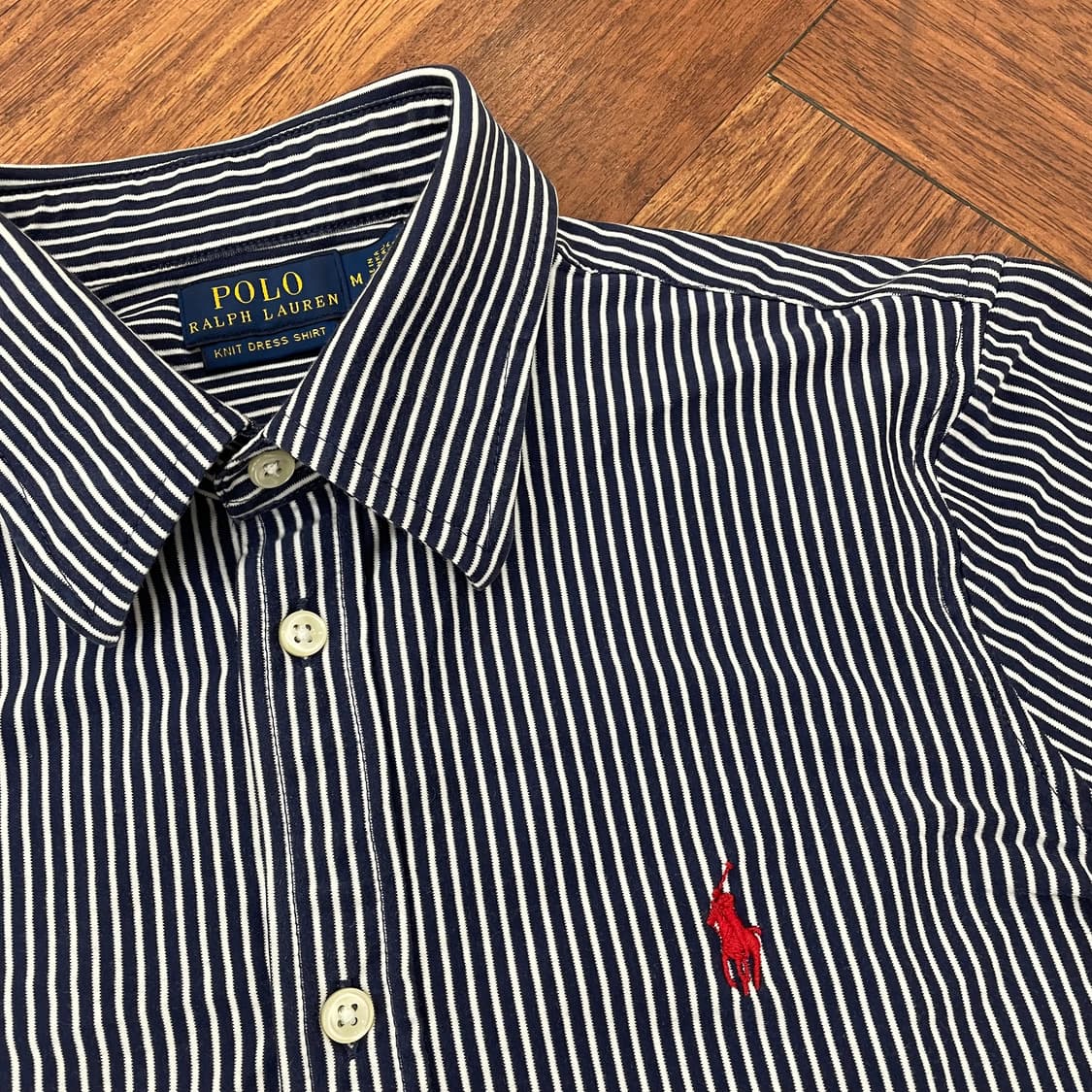 여성 폴로 스트라이프 드레스 셔츠 상품이미지2