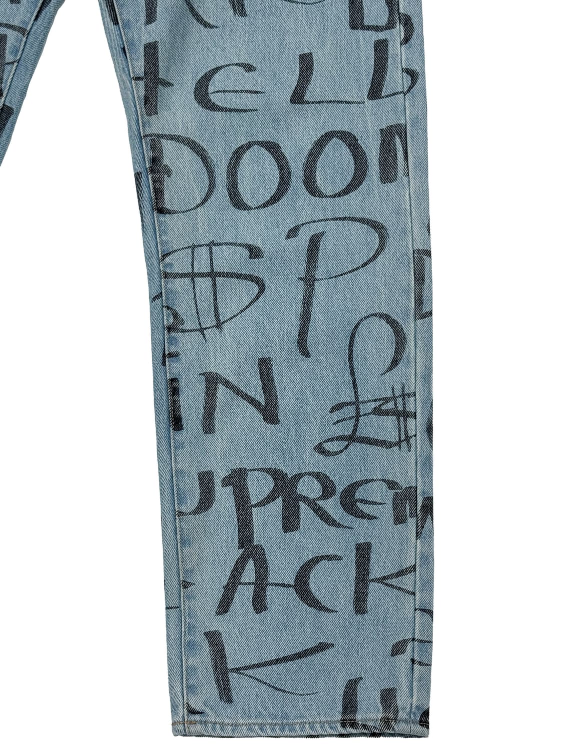 슈프림 블랙 아크 레귤러 진 블루 상품이미지6