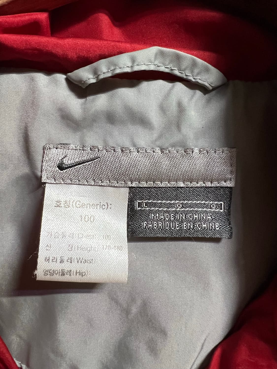 00s 나이키 레드 바람막이 자켓 상품이미지4