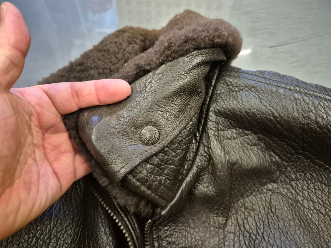 80s LEVI'S TYPE G-1 양가죽 봄버 상품이미지7