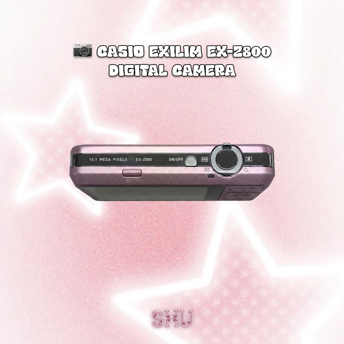 카시오 엑슬림 EX-Z800 빈티지 디카 핑크  상품이미지3