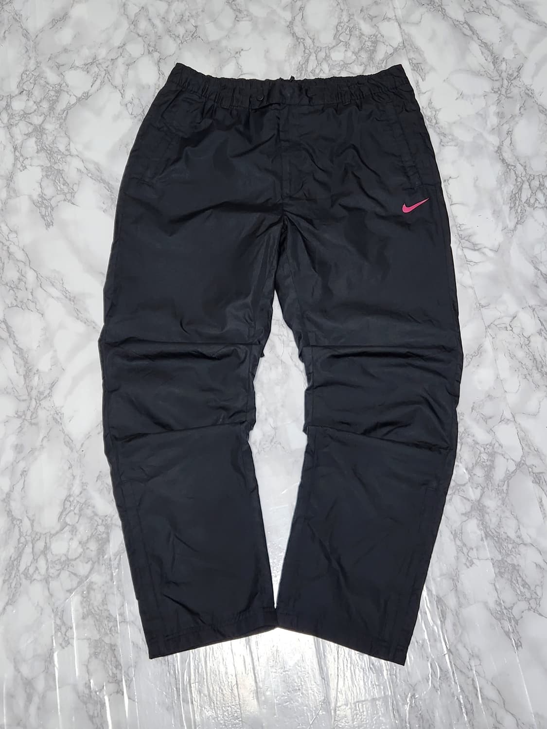 나이키 골프 핑크스우시 트랙팬츠 바람막이 블랙 바지 상품이미지1