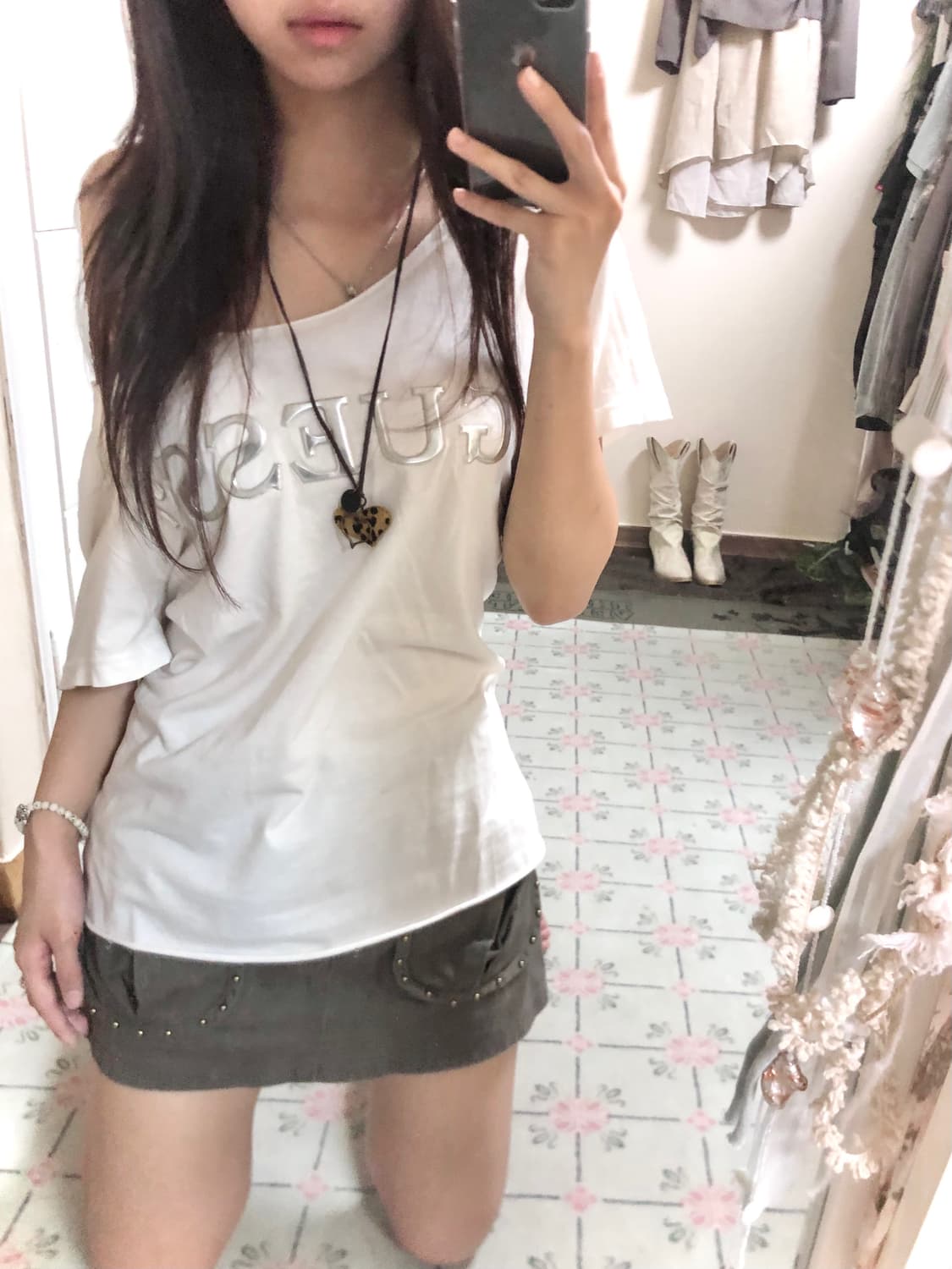 게스 리폼 반팔 티셔츠 상품이미지4