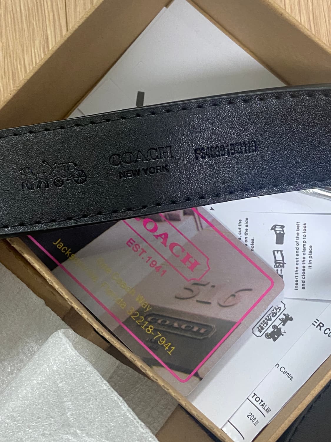 코치 COACH 가죽벨트 리버시블 상품이미지2