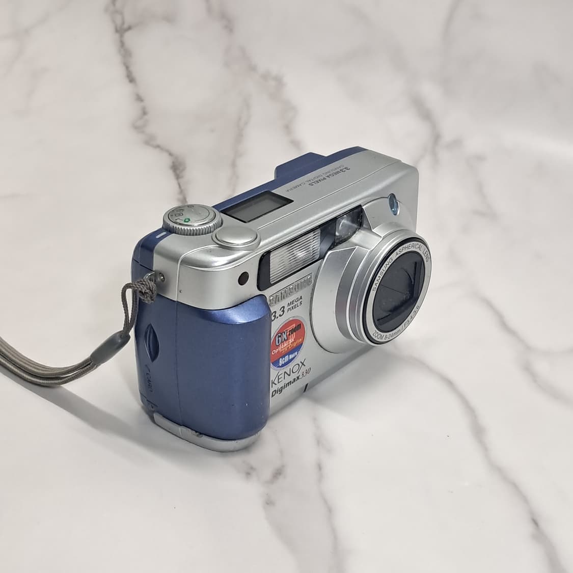 하자있음* 삼성 Kenox Digimax 330 빈티지 카메라 상품이미지3