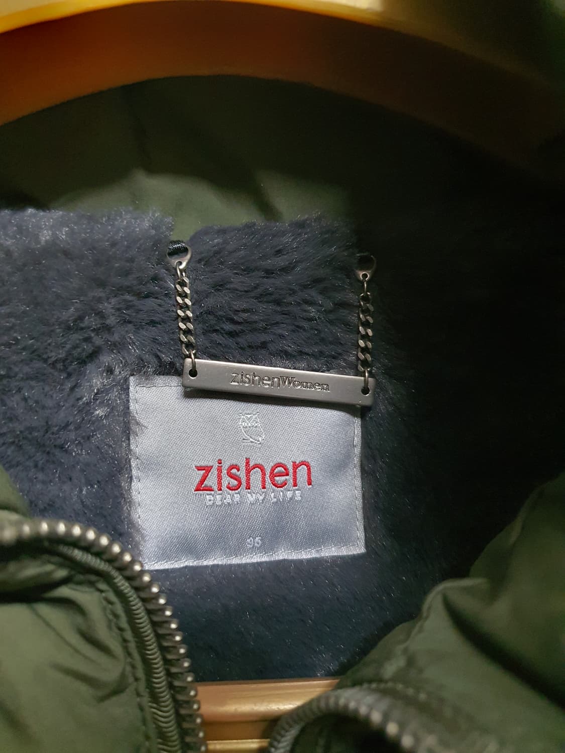 지센 덕다운 여성 모피패딩 상품이미지3