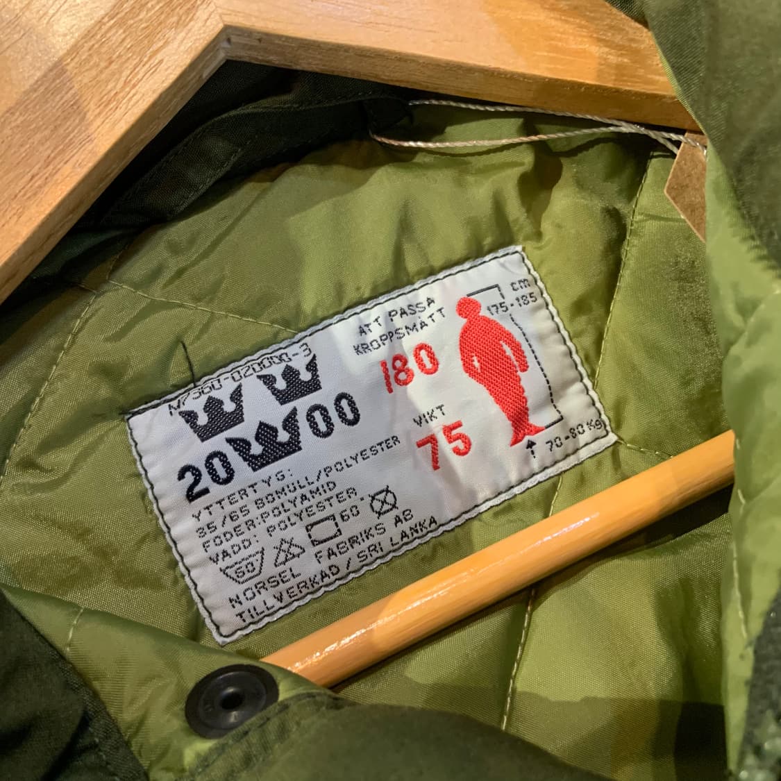 스웨덴군 오리지널 M-90 콜드 파카 XL 상품이미지4