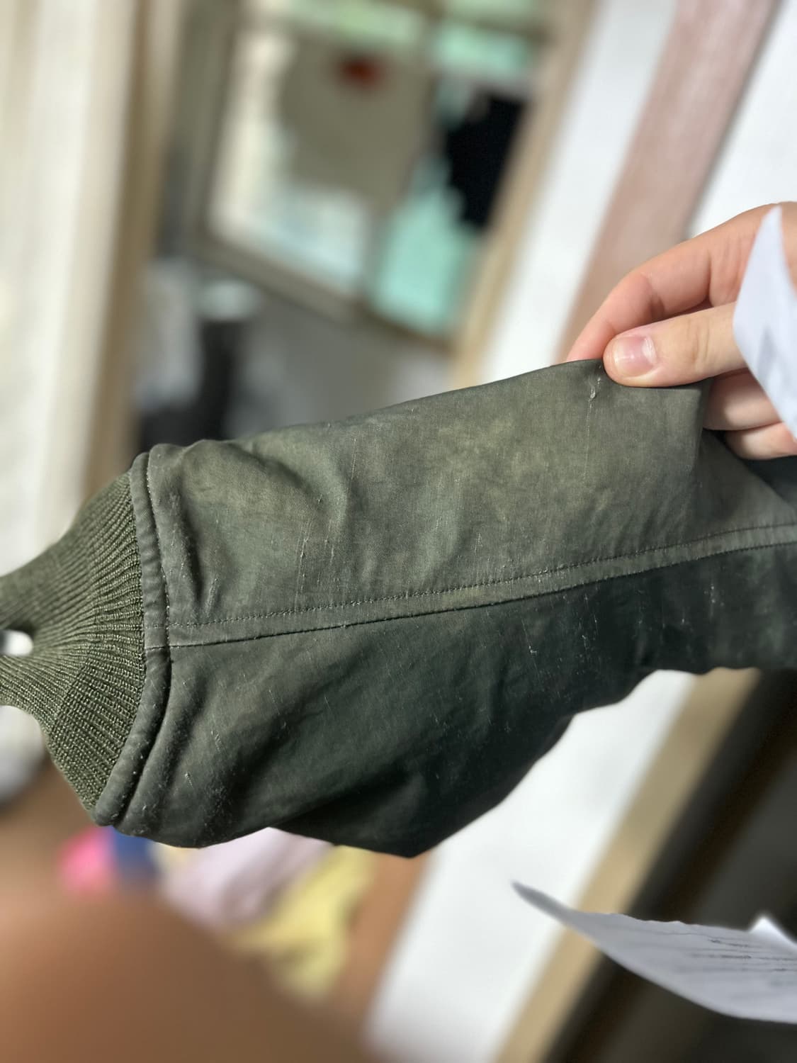 비즈빔 15aw 토르손 자켓 올리브 og 상품이미지5