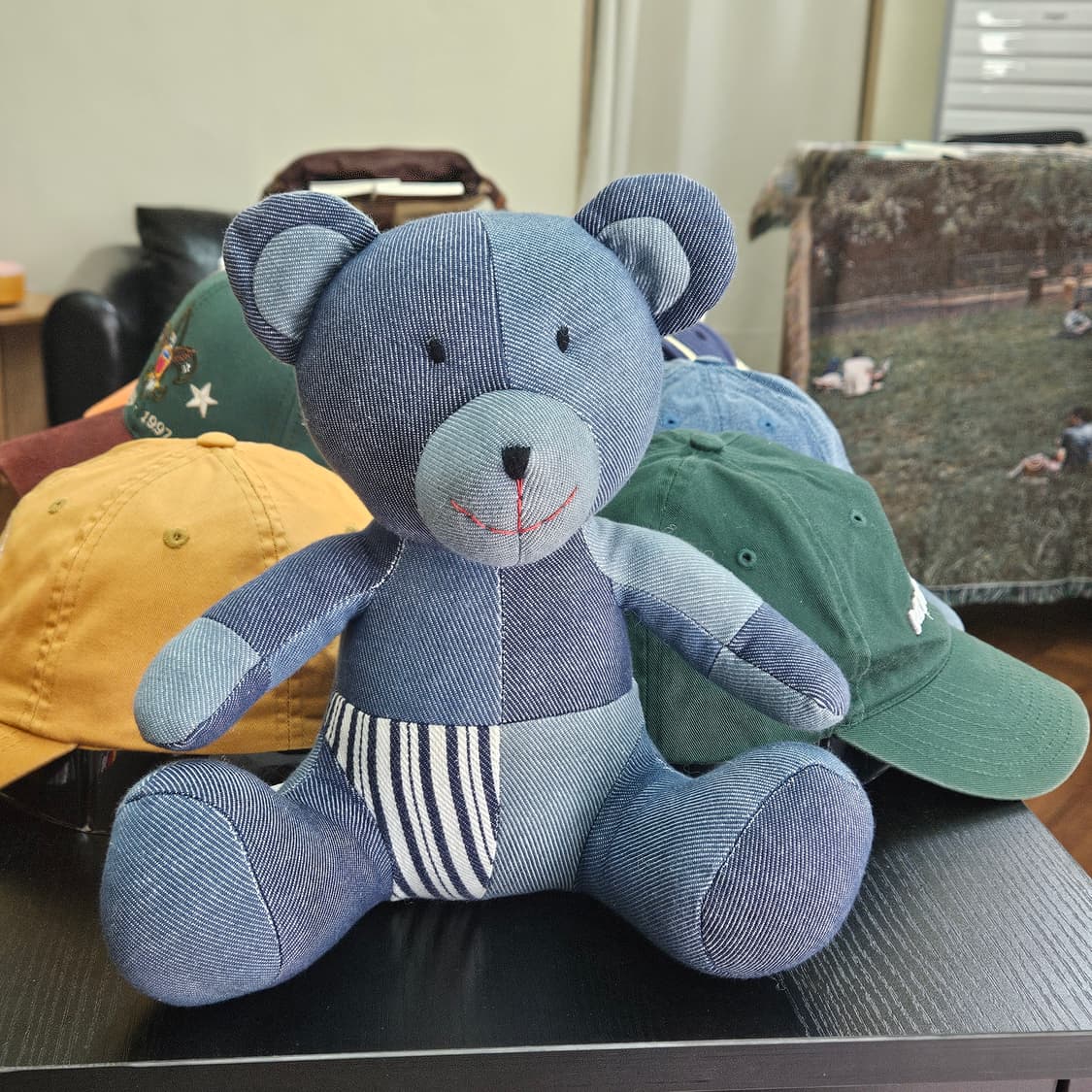 리바이스 × 타겟 데님 패치워크 테디베어 상품이미지1