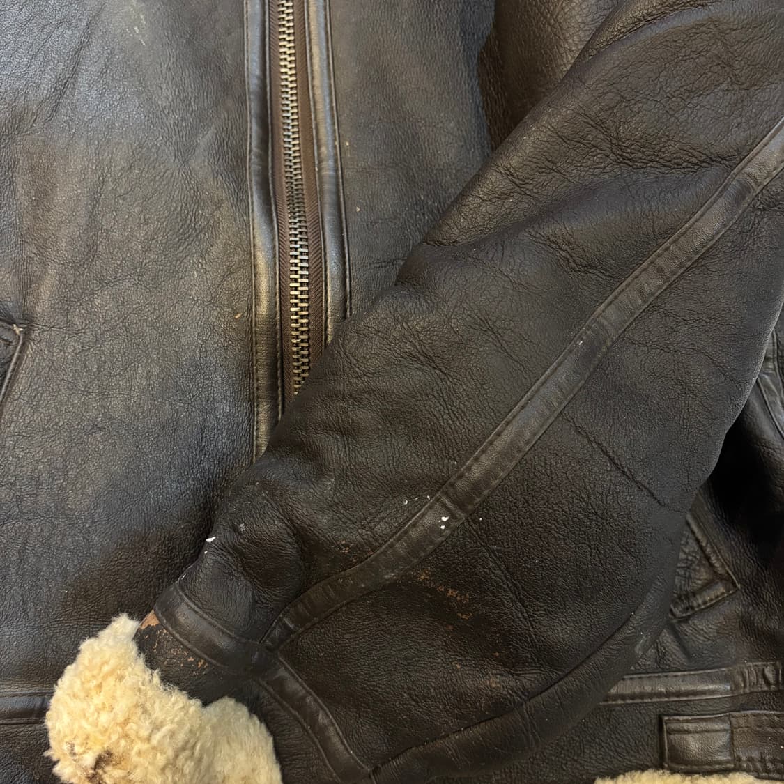 B-3 양가죽 무스탕 자켓  상품이미지7