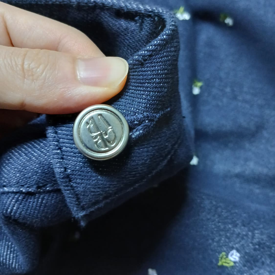 GROVE 차정원 그로브 꽃자수 데님 플라워 청바지 데님진 상품이미지9